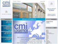 Tablet Screenshot of cmilogistics.co.uk